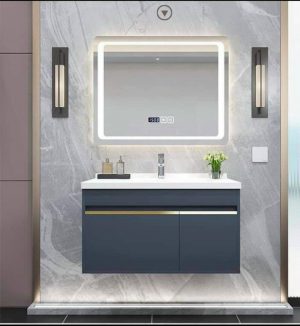 Tủ chậu phòng tắm và lavabo kính