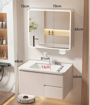 BỘ TỦ CHẬU AQUAML+ PVC0180